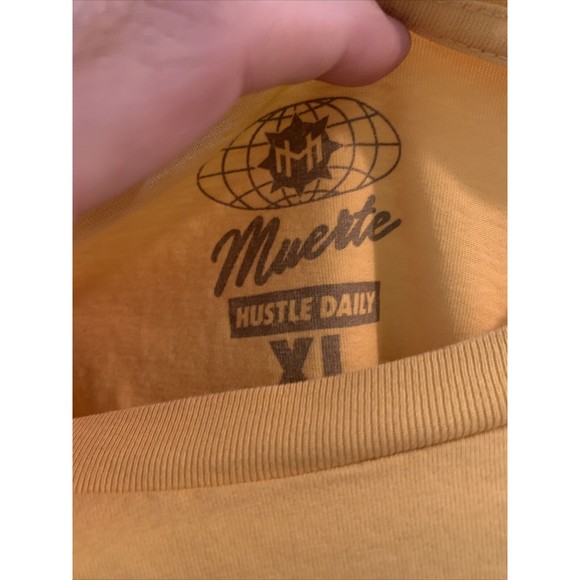 Muerte Hustle Daily “Bred for This” Shirt - Black Death Rose - XL - Picture 5 of 6